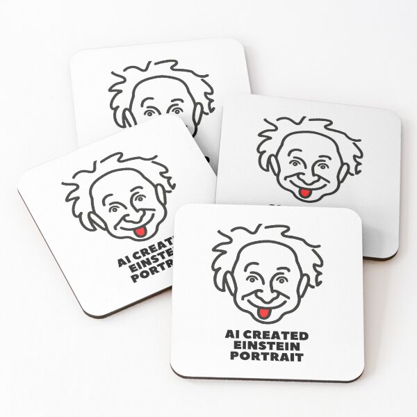 Item preview, AI created Einstein portrait designed and sold by FedoraDesign.