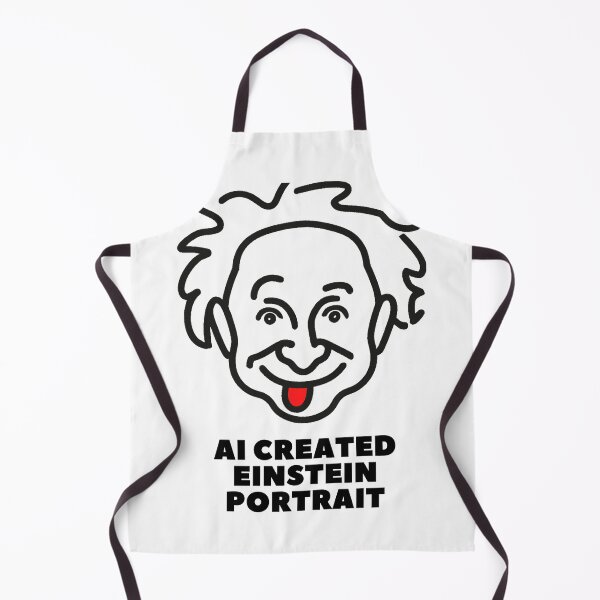 Item preview, AI created Einstein portrait designed and sold by FedoraDesign.