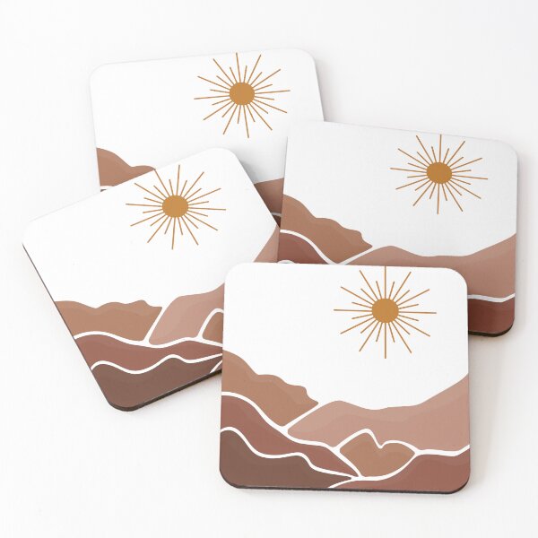 Item preview, Boho Aesthetic Illustrated Mountain  designed and sold by Calli_Designs.
