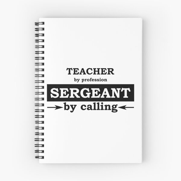 Item preview, Teacher by Profession - Sergeant by Calling designed and sold by TrulyRested.