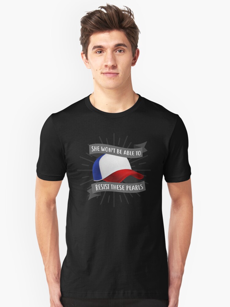 Alternate view of She won't be able to resist these pearls Slim Fit T-Shirt