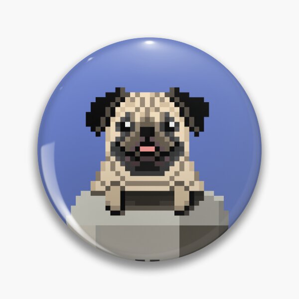 Item preview, Pug Life (Cornflower)  designed and sold by PixelByFatbeard.