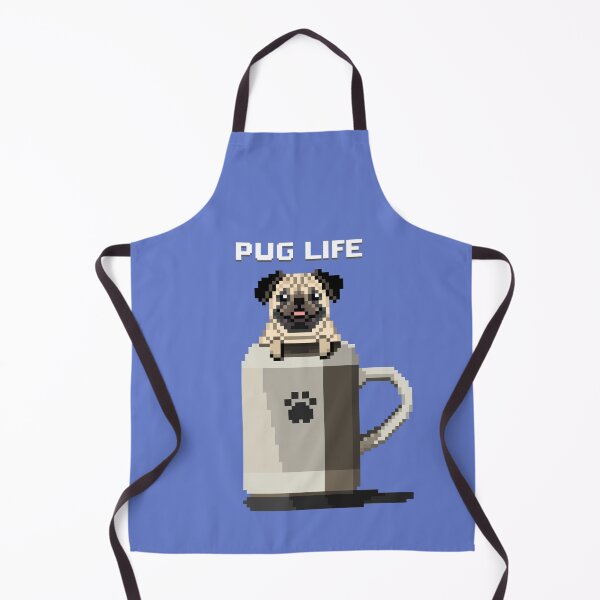 Item preview, Pug Life (Cornflower) designed and sold by PixelByFatbeard.