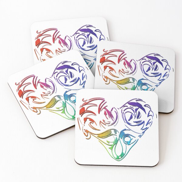 Item preview, rainbow heart designed and sold by Themys24.