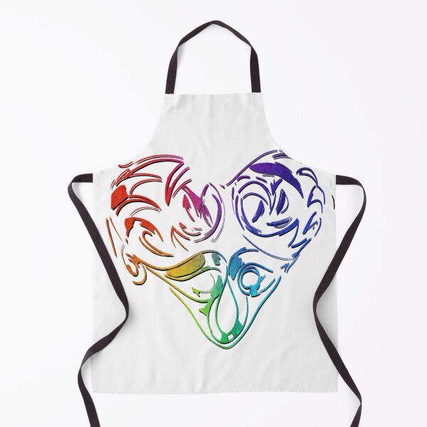 Item preview, rainbow heart designed and sold by Themys24.