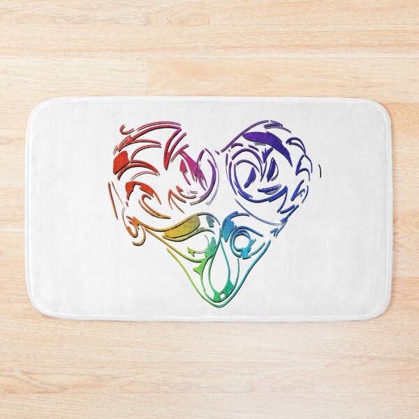 Item preview, rainbow heart designed and sold by Themys24.