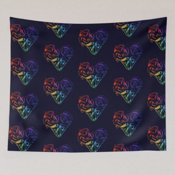 Item preview, rainbow heart designed and sold by Themys24.