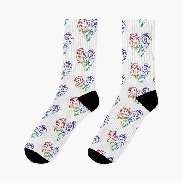 Item preview, rainbow heart designed and sold by Themys24.