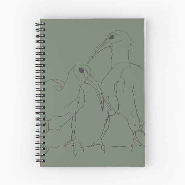 Artikelvorschau, Schokoladenbrauner Hadedas (Ibis) auf Salbeigrün entworfen und verkauft von MarionOpperman.
