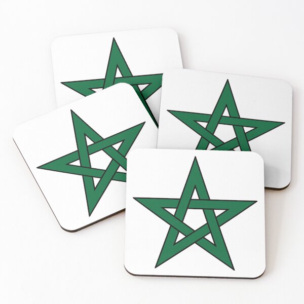 Item preview, Star Moroccan Flag designed and sold by Islanr.
