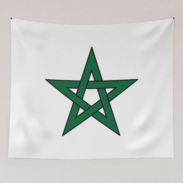 Item preview, Star Moroccan Flag designed and sold by Islanr.