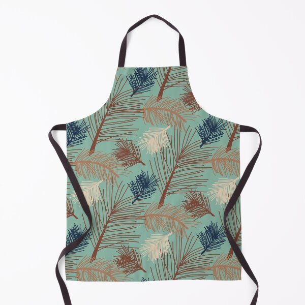 Item preview, Pine needles - light teal designed and sold by IlustraDeni.