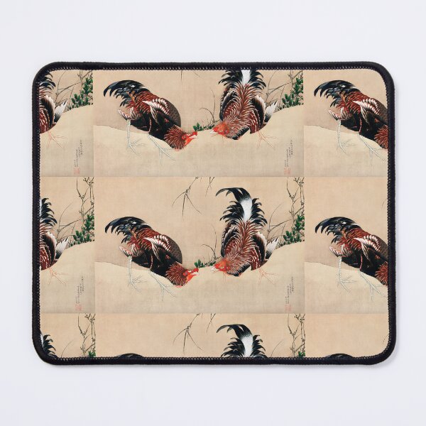 Item preview, Katsushika Hokusai’s Gamecocks (1838) paintings designed and sold by hottest-tees.