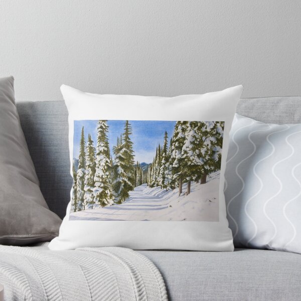 Item preview, Snow Scene Watercolour Painting designed and sold by Vicki Syme.