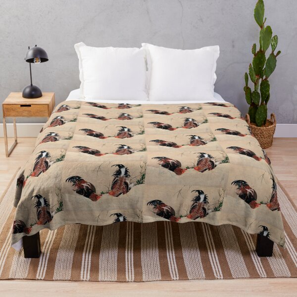 Item preview, Katsushika Hokusai’s Gamecocks (1838) paintings designed and sold by hottest-tees.