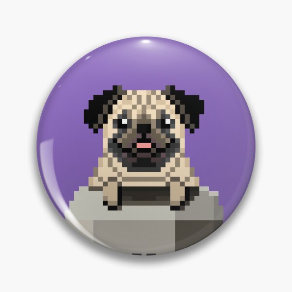 Item preview, Pug Life (Lilac Bush)  designed and sold by PixelByFatbeard.