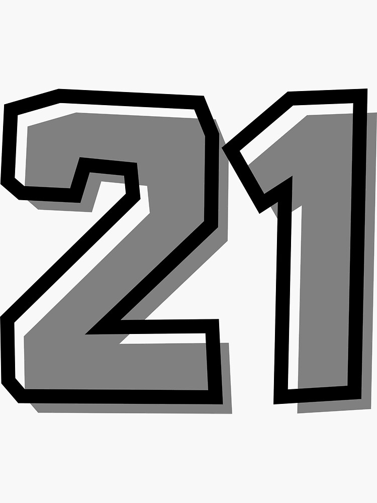 number 21 - Number 21 - Sticker