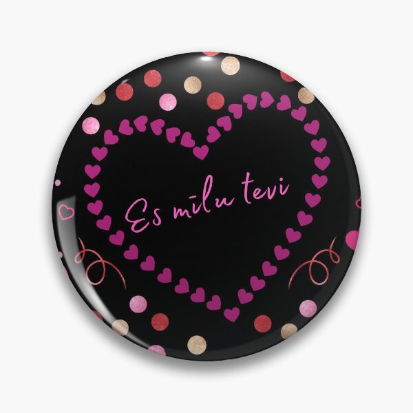 Item preview, Es milu tevi Latvian designed and sold by LukjanovArt.