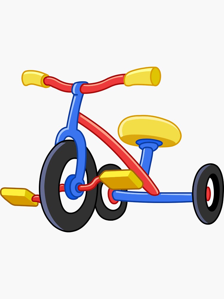 "Tricycle" Sticker for Sale by yayayoy Redbubble
