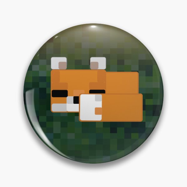 Item preview, Minecraft Inspired Sleepy Fox designed and sold by Ivy Impressions .