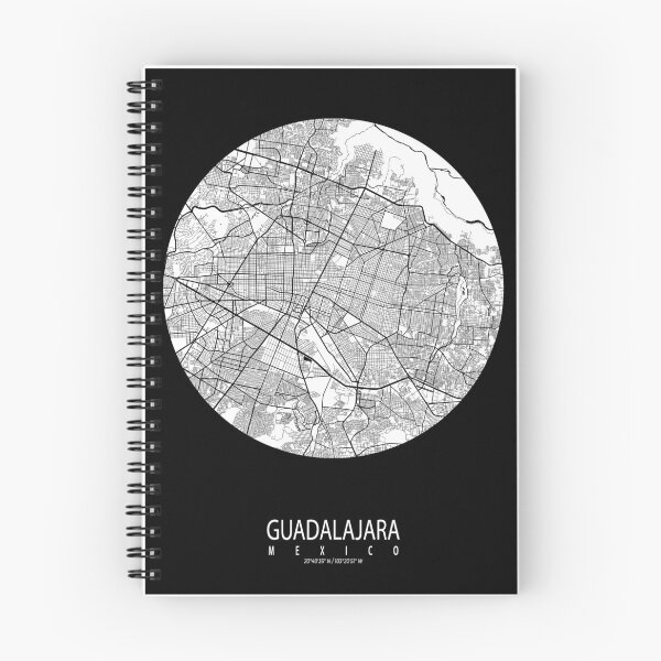 Item preview, Guadalajara City Map of Jalisco, Mexico - Full Moon designed and sold by deMAP.
