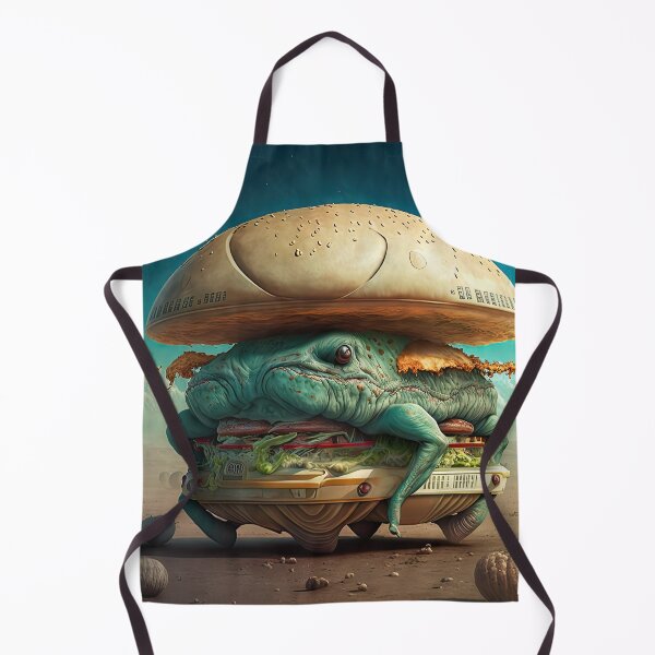 Item preview, Hamburger with alien monster look designed and sold by mrlongfield.