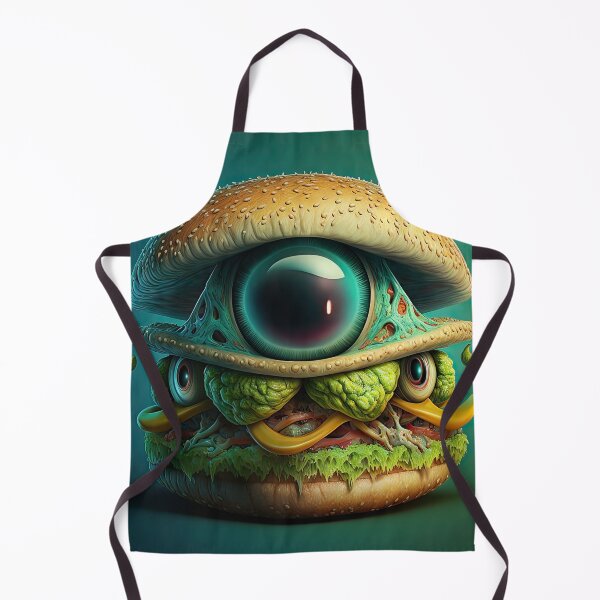 Item preview, Hamburger with alien monster look designed and sold by mrlongfield.