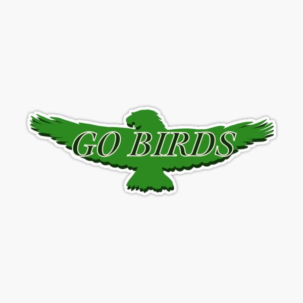 Philadelphia Eagles Go Birds Sticker for Sale by Kaitlyn Francis