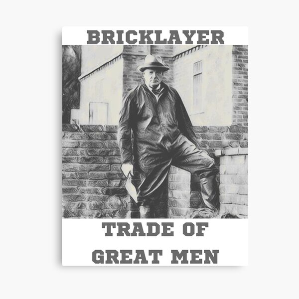 Item preview, Winston Churchill Bricklaying designed and sold by Tekkerz.