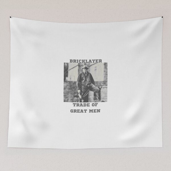 Item preview, Winston Churchill Bricklaying designed and sold by Tekkerz.