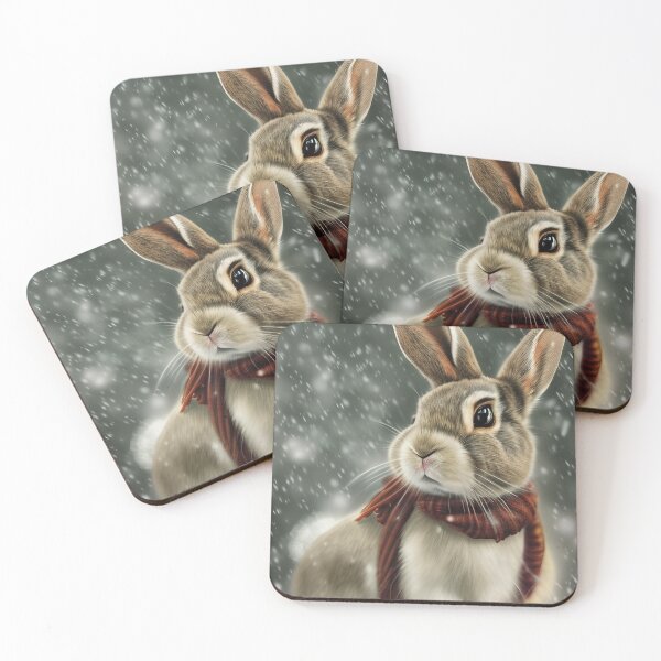 Item preview, Rabbit in the Winter Snow designed and sold by meggydesigns.