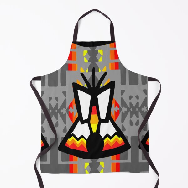 Item preview, Dark Grey / Grey / Fire Color / Tipi Native Blanket Print designed and sold by JMWCD.