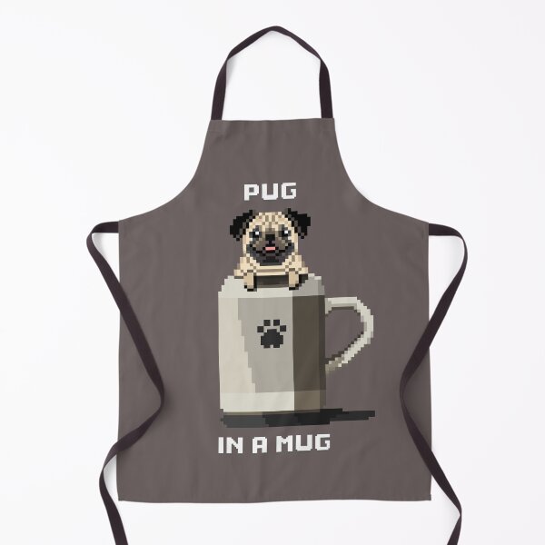 Item preview, Pug in a Mug (Zambezi) designed and sold by PixelByFatbeard.