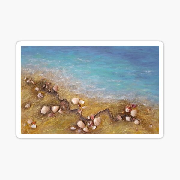 Seashell beach Sticker