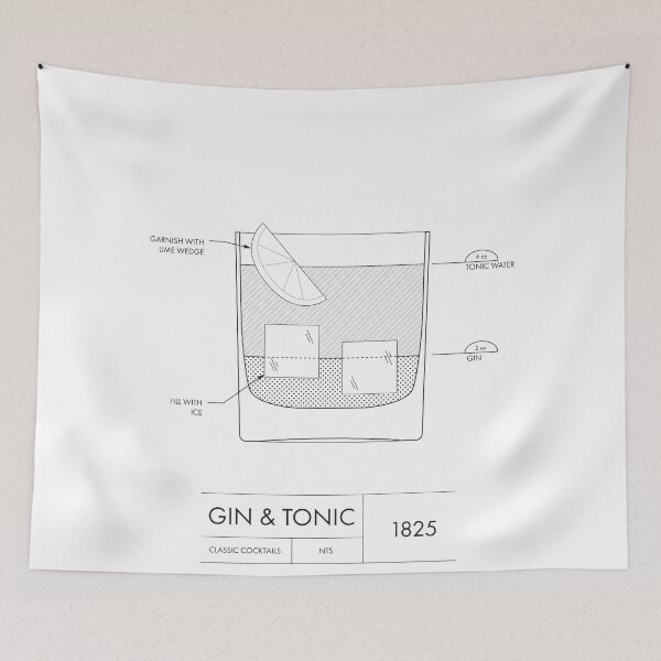 Item preview, Gin & Tonic | Classic Cocktail designed and sold by _YZ studio.