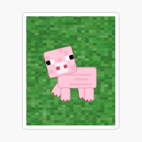 Artikel-Vorschau von Minecraft inspiriertes Schweinchen, designt und verkauft von Ivy Impressions .