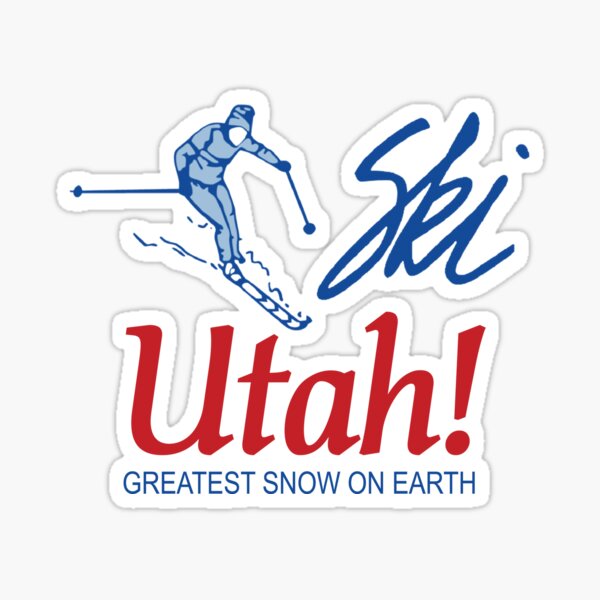 Ski Utah! Greatest Snow on Earth Sticker