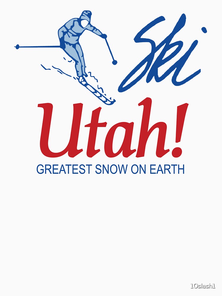 Disover Ski Utah! Greatest Snow on Earth | Essential T-Shirt 