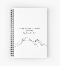 Mountain- Castle on Hill Spiral Notebook