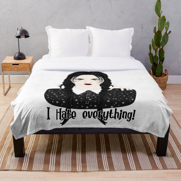 Item preview, Wednesday Addams and The Thing (plain) designed and sold by Paulacatlady.