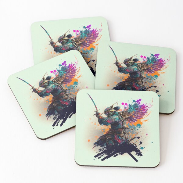 Item preview, Samurai who was able to win in bright colors designed and sold by klimov0101.