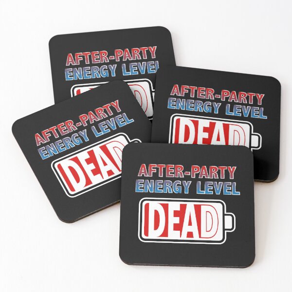 Item preview, After-Party Energy Level - Dead designed and sold by Moodific.