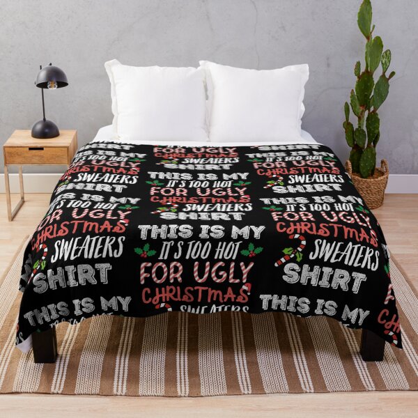 Artikelvorschau, Dieses ist mein es ist zu heiß für hässliches Weihnachtsstrickjacken-Shirt entworfen und verkauft von to-esu.