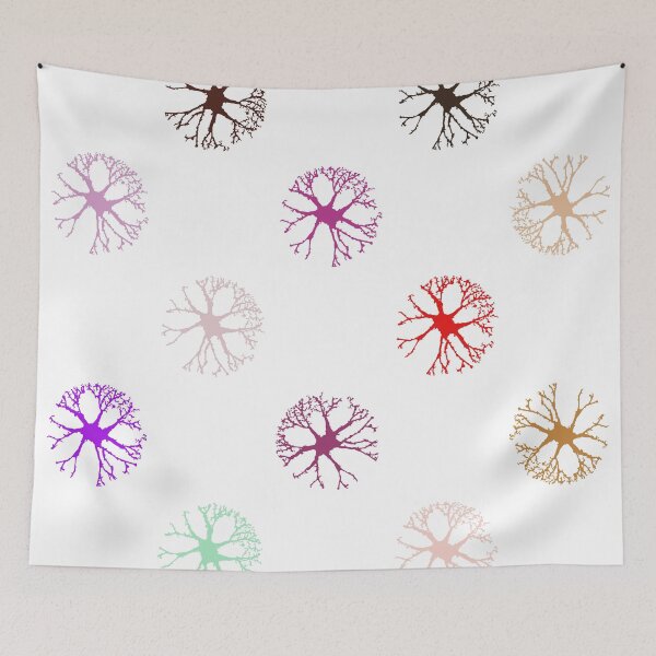 Item preview, Neuronal Abstract Multicolour Art designed and sold by Pixel4Art.