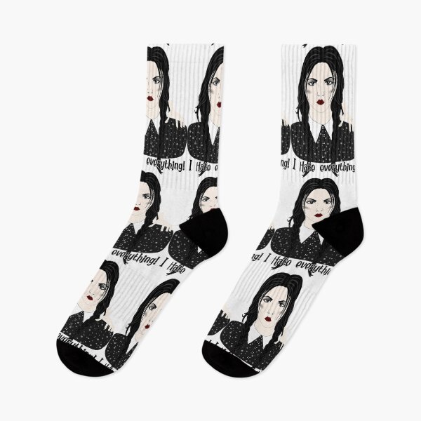 Item preview, Wednesday Addams and The Thing (plain) designed and sold by Paulacatlady.