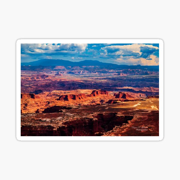 A View Across Canyonlands National Park Sticker