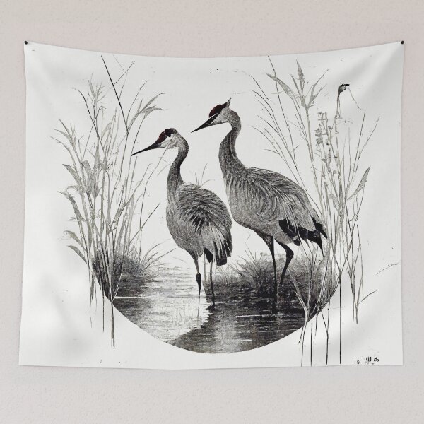 Item preview, Sandhill Cranes on the Water designed and sold by jd brown.
