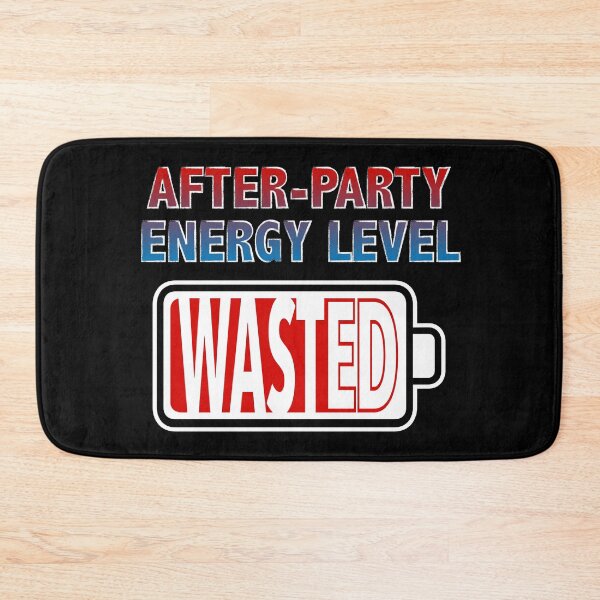 Item preview, After-Party Energy Level - Wasted designed and sold by Moodific.
