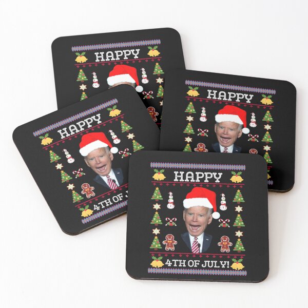 Item preview, Santa Joe Biden Merry 4th of Easter Ugly Christmas Sweater designed and sold by YourgiftShop.