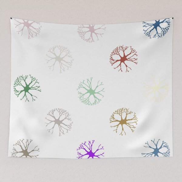 Item preview, Neuronal Abstract Multicolour Art designed and sold by Pixel4Art.